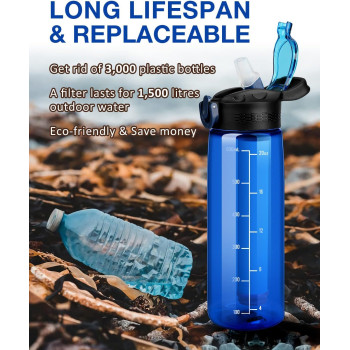 BPA Free Water Bottle with...